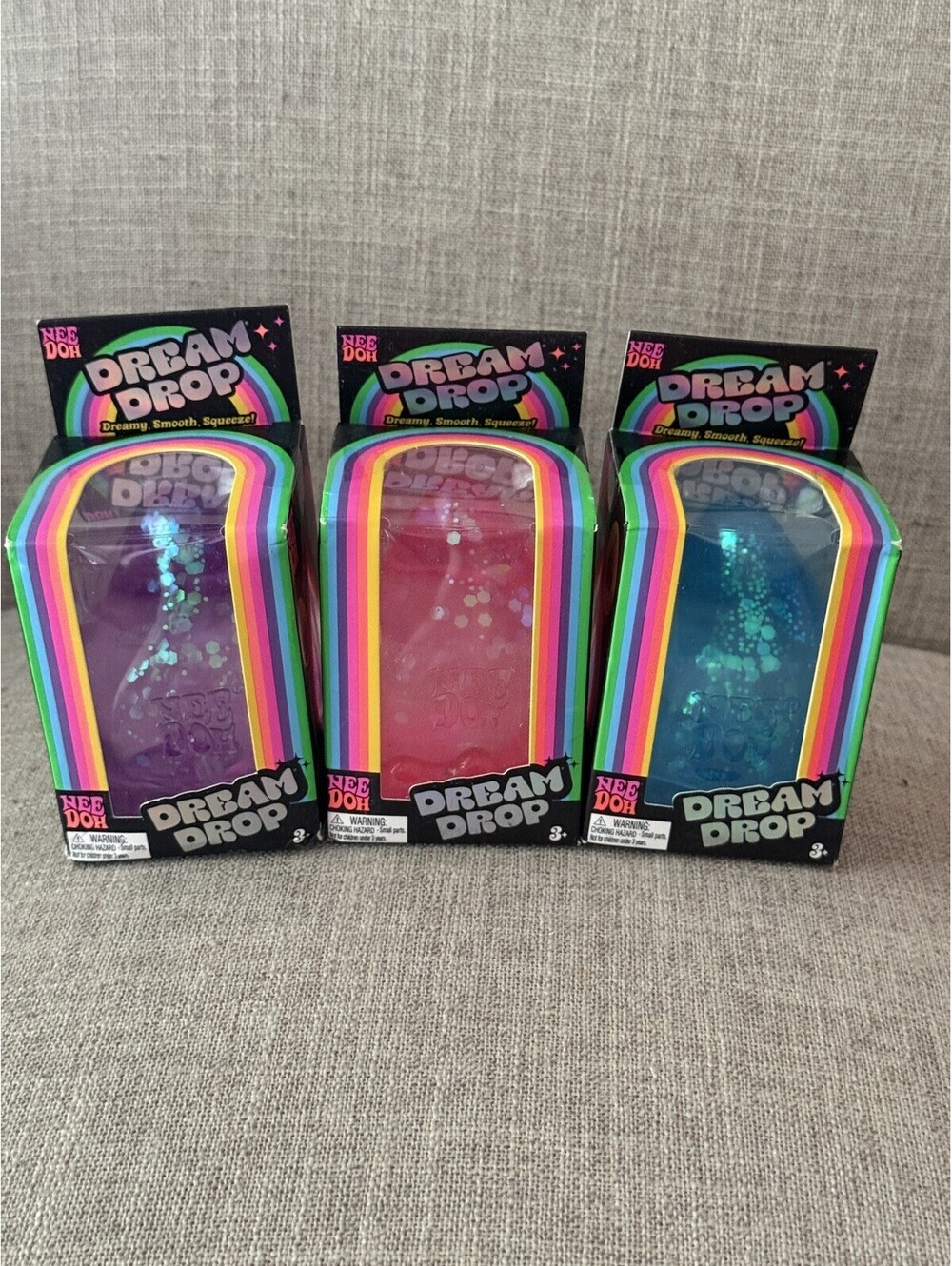 Nee Doh Dream Drop Lot of 1 Blue Pink Purple Authentic Brand New Random Color